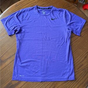 Nike Dri fit purple t-shirt size large